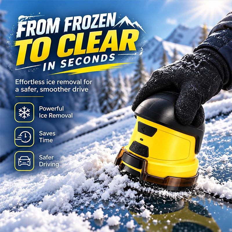 Cordless Electric Frost Scraper for Vehicle Glass