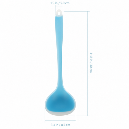 Translucent Silicone Soup Ladle for Everyday Serving