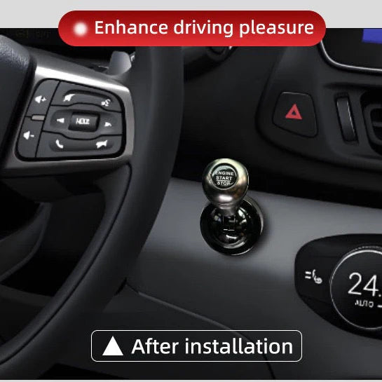 Car Joystick Push Start Button Cover