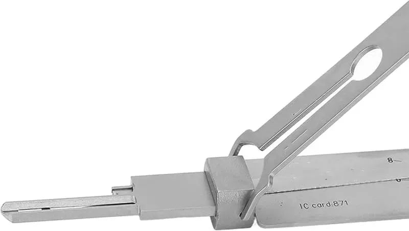 Stainless Steel Key Decoder Tool for Locksmith Training & Educational Use