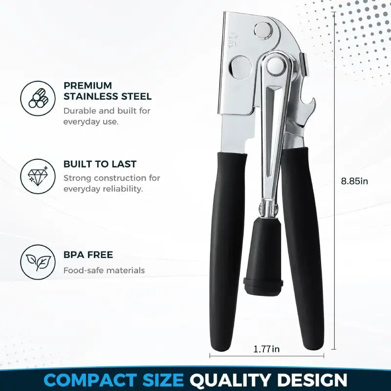 Manual Hand-Crank Can Opener with Box