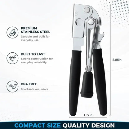 Manual Hand-Crank Can Opener with Box