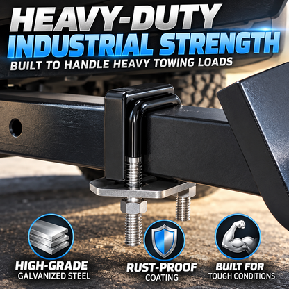 U-Bolt Trailer Hitch Anti-Rattle Stabilizer Clamp