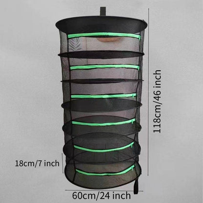 Enclosed Hanging Mesh Drying Rack