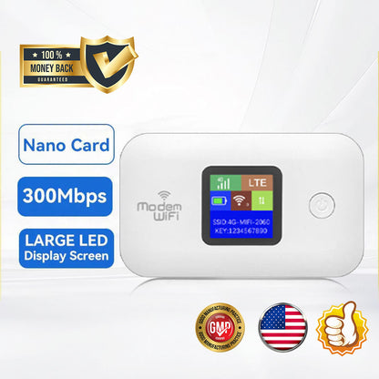 Ultimate 5G Portable WiFi - Travel-Ready US & Global Data