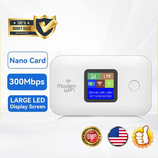 Ultimate 5G Portable WiFi - Travel-Ready US & Global Data