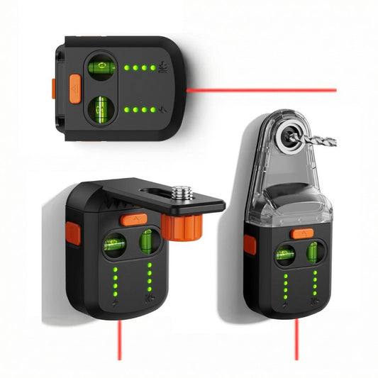 3-in-1 Laser Level Tool with Dust Collector and Wall Bracket