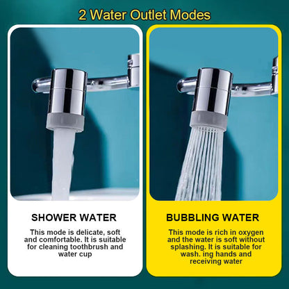 Rotating 1080° robotic arm faucet -The direction and water flow rate can be freely adjusted