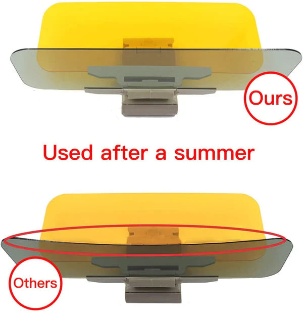 2 in 1 Day & Night Driving Anti Glare Sun Visor