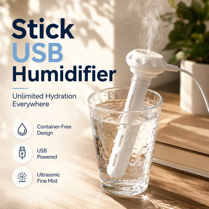 Portable USB Bottle Humidifier for Desks and Travel