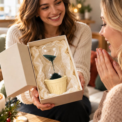Magnetic Sand Hourglass Planter Ornament