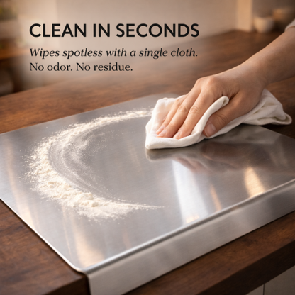 Non-Porous 304 Steel Reversible Cutting Board