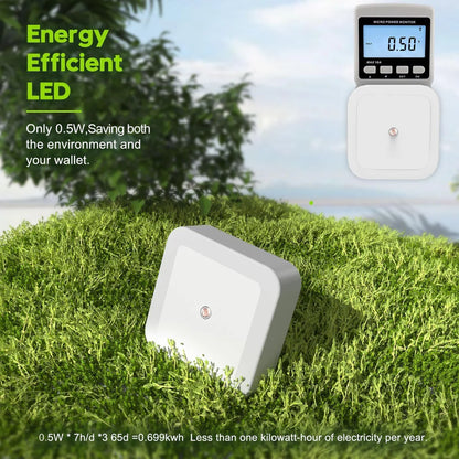 Light Sensor Square LED Night Lamp 6 Pack