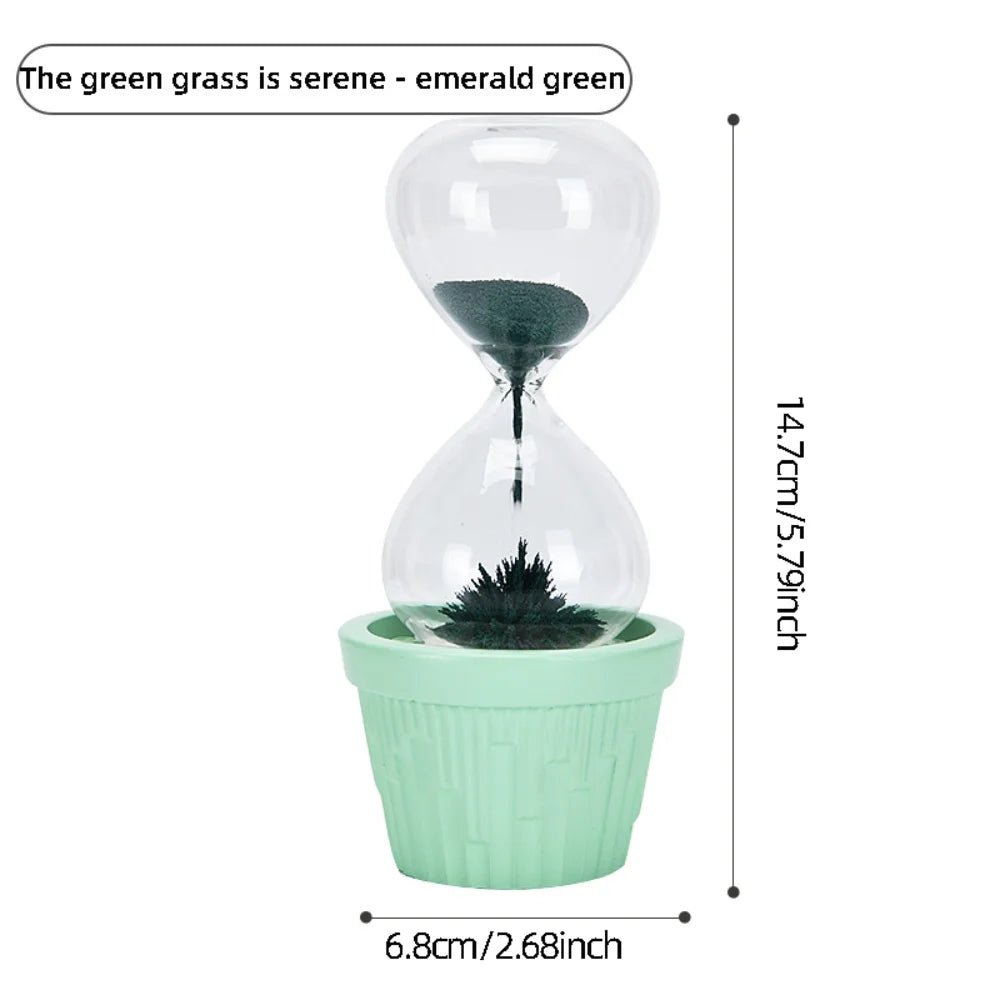 Magnetic Sand Hourglass Planter Ornament