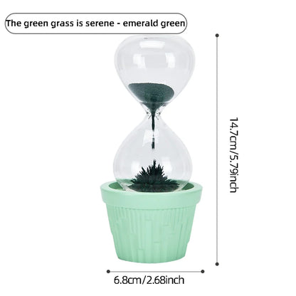 Magnetic Sand Hourglass Planter Ornament