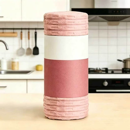 Reusable Tear-Off Cleaning Cloth Roll for Kitchen Wiping