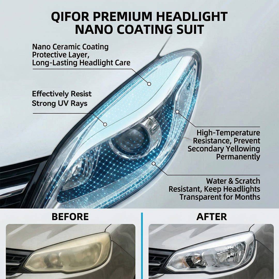 Car Headlight Cleaning and Refurbishing Spray