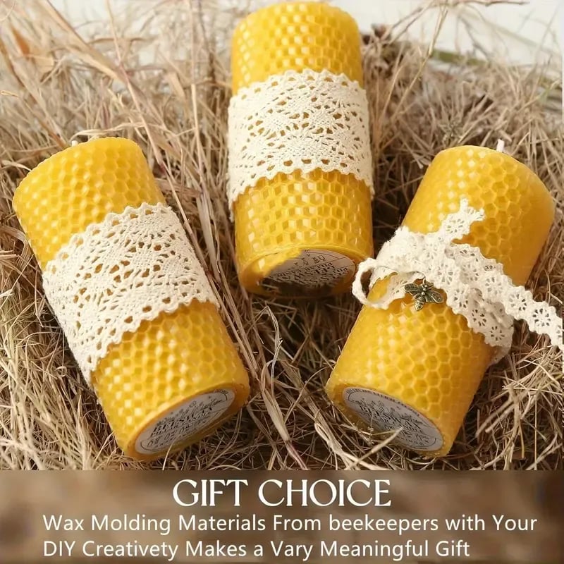 DIY Beeswax Candle Rolling Kit — 12 Colors