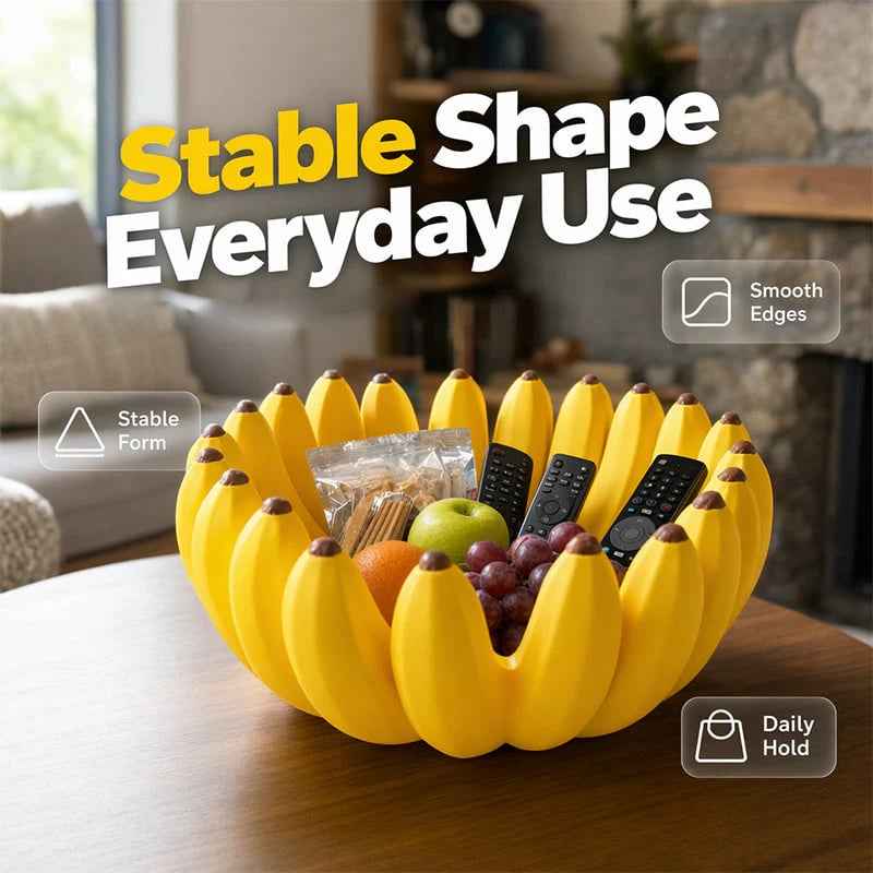 🍌Creative Banana Shape Fruit Bowl🍓