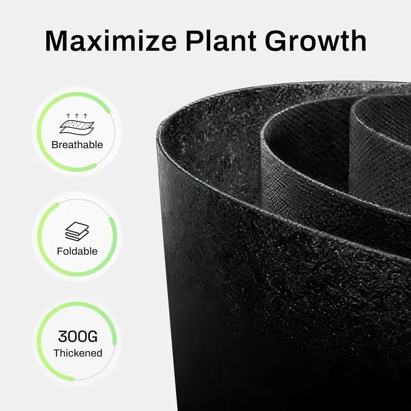🌱 5-Pack 5 Gallon Grow Bags