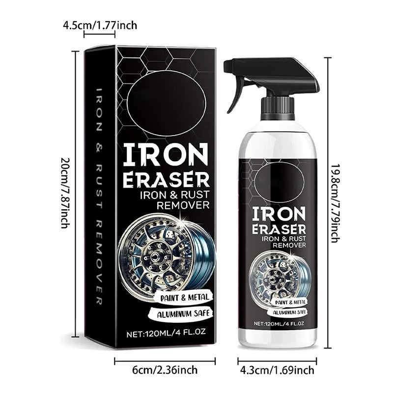 Advanced Iron Remover Spray for Rust-Free Showroom Wheels-2 PCS