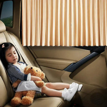Magnetic Car Curtains For All Car Windows 4 Pack Set