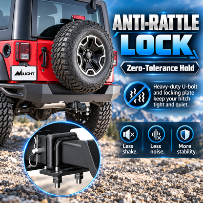 U-Bolt Trailer Hitch Anti-Rattle Stabilizer Clamp