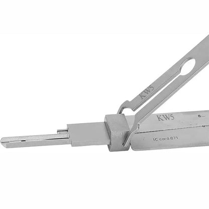 Stainless Steel Key Decoder Tool for Locksmith Training & Educational Use