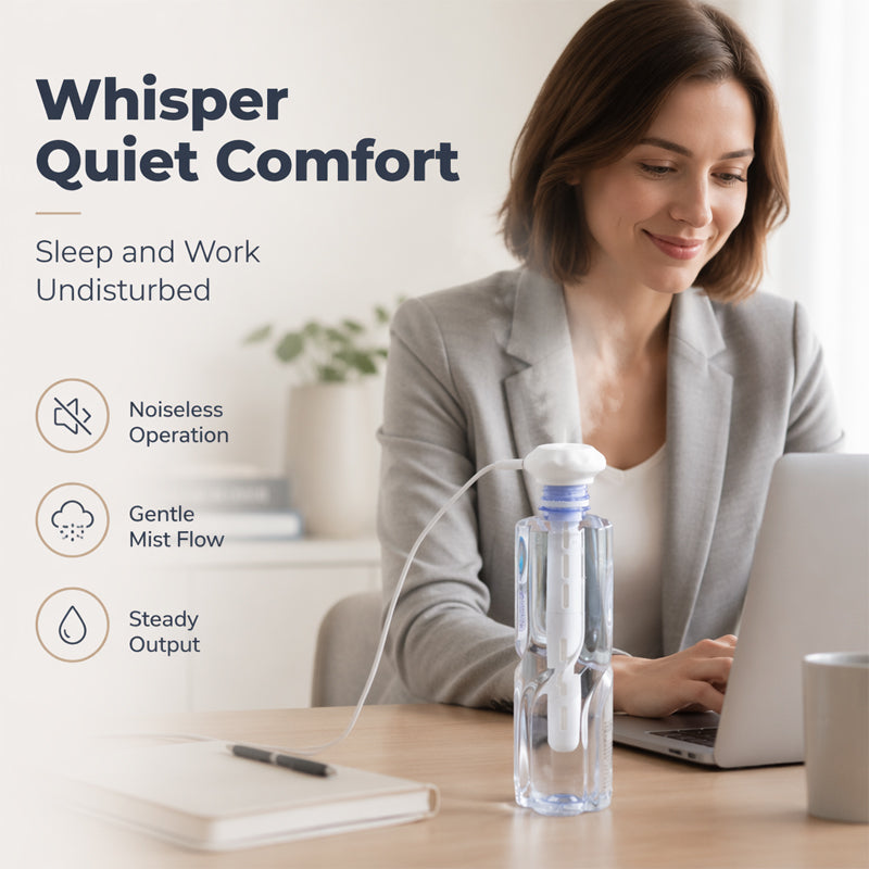 Portable USB Bottle Humidifier for Desks and Travel