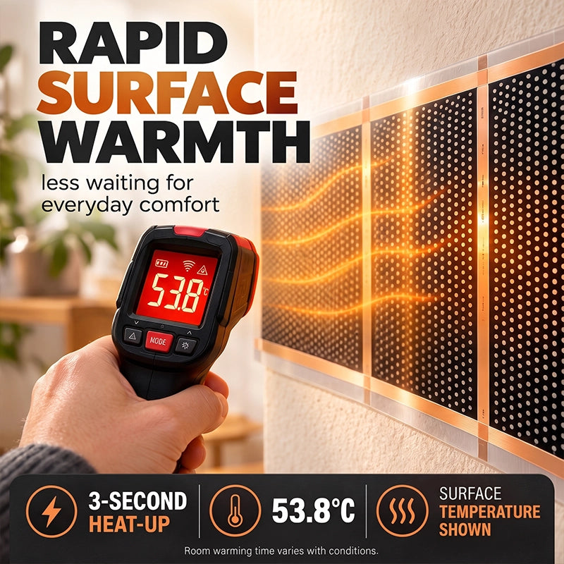 Graphene Electric Heating Mat Set — 50 × 100 cm