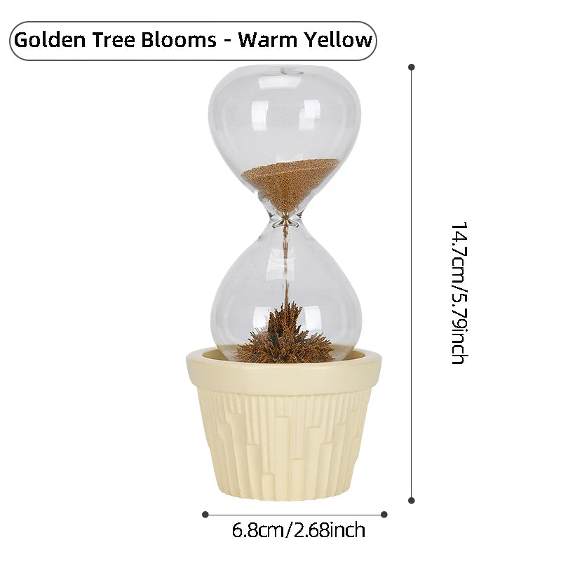 Magnetic Sand Hourglass Planter Ornament