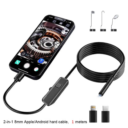 1920P HD Endoscope Camera with 8 Adjustable LED Lights