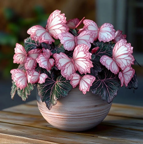 Moonlight Butterfly Begonia Seeds - 200 Count