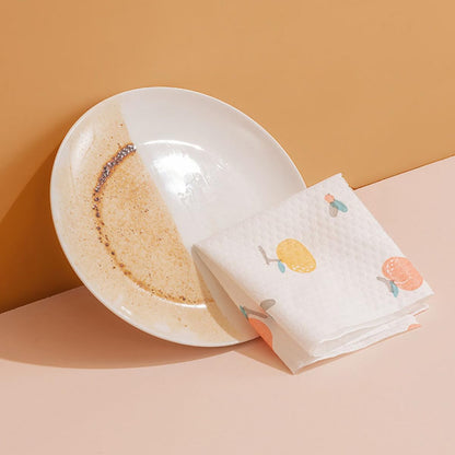 50 PCS Kitchen Paper Towels Extra Thick Wet & Dry Dual Use Oil Removing