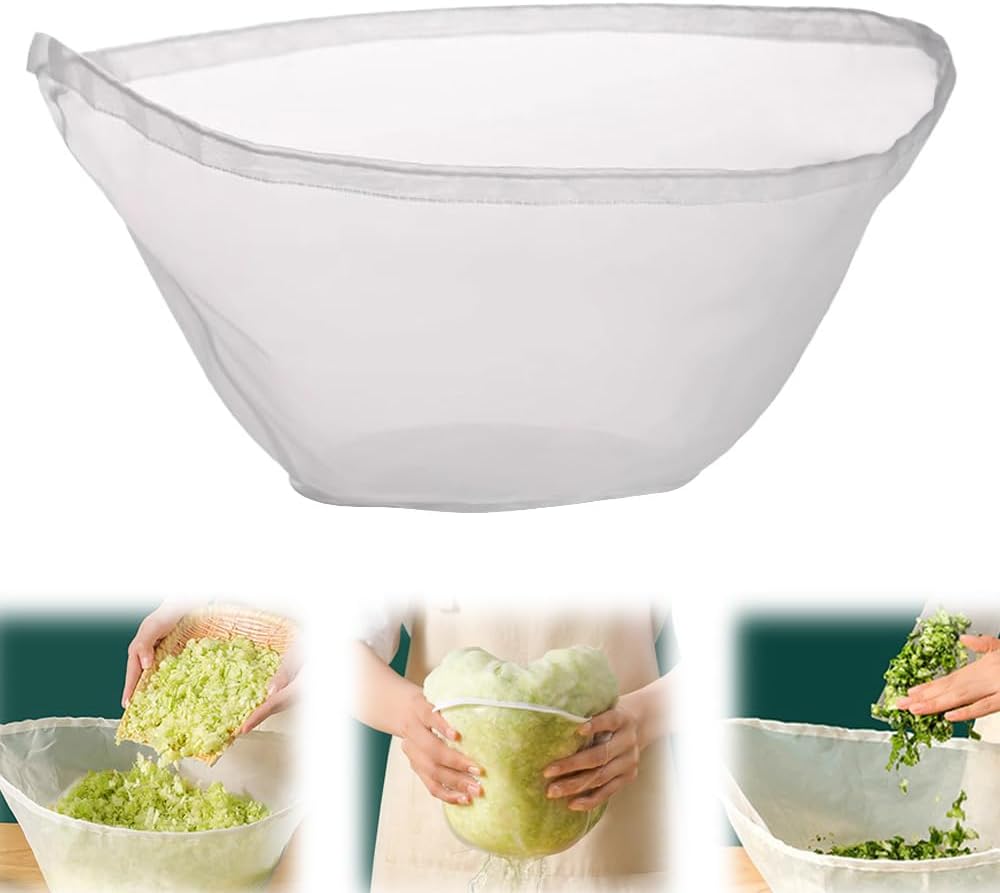 Reusable Cheesecloth Filter Bags 3 Sizes Set