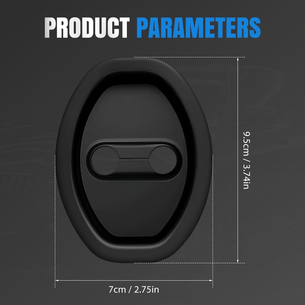 8PCS Upgraded Car Door Latch Guard Cover