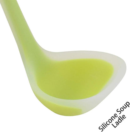 Translucent Silicone Soup Ladle for Everyday Serving