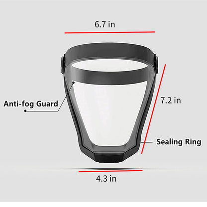Anti-Dust & Fog-Free Face Shield-2Pcs