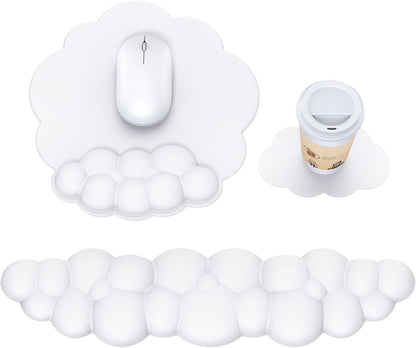 Cloud Ergonomic Keyboard & Mouse Wrist Rest Set