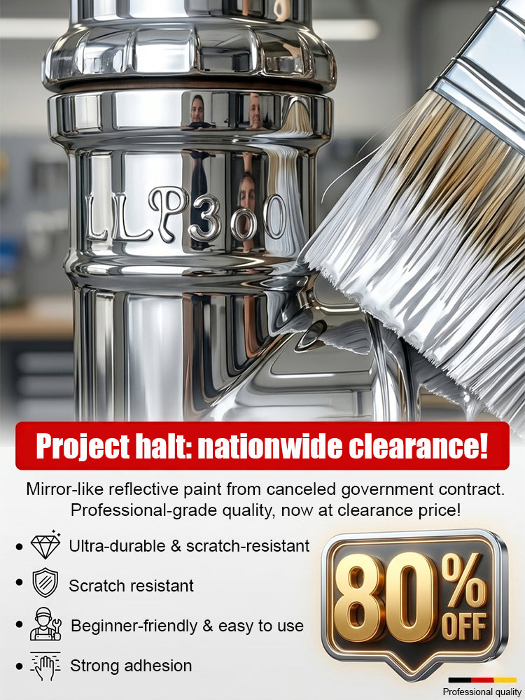 Mirror-like reflective paint
