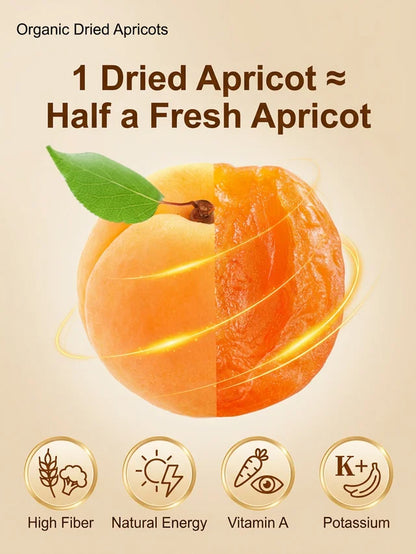 No-Sugar-Added Dried Apricots – 500 g Bag