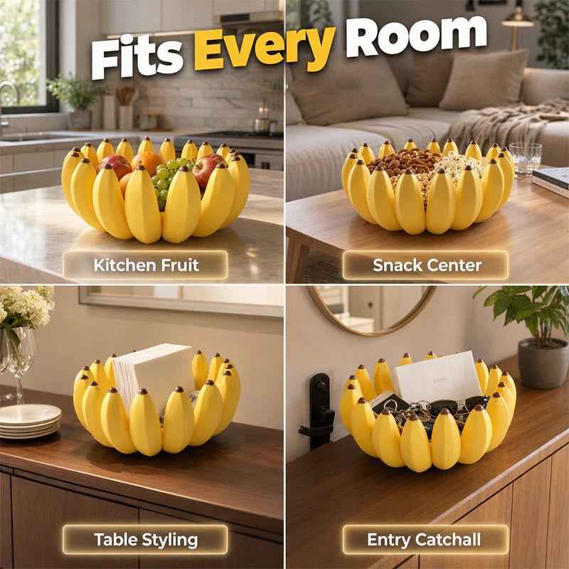 🍌Creative Banana Shape Fruit Bowl🍓