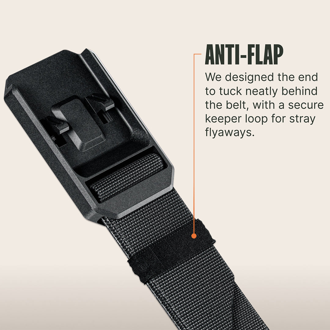 Men's Elastic Nylon Belt Metal Buckle Closes When Close Outdoor Leisure Belt