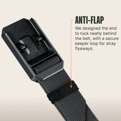 Men's Elastic Nylon Belt Metal Buckle Closes When Close Outdoor Leisure Belt