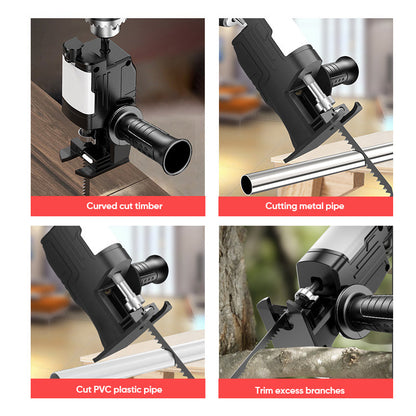 Electric Drill to Reciprocating Saw Adapter Kit