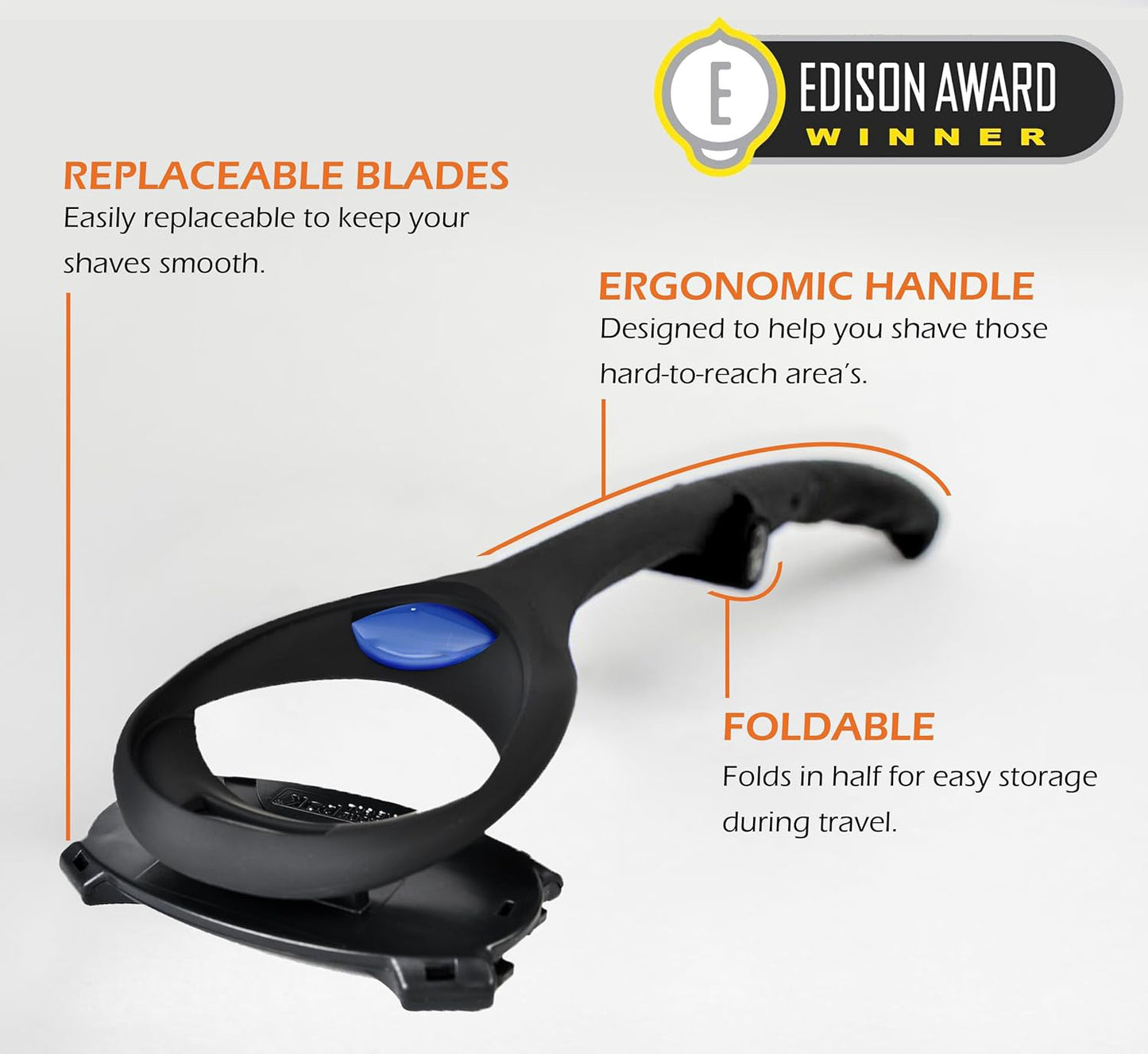 Long-Handle Back Hair Shaver Set