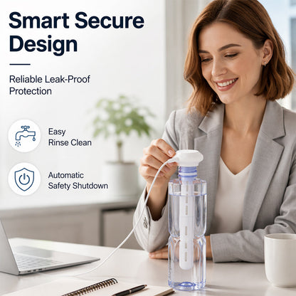 Portable USB Bottle Humidifier for Desks and Travel