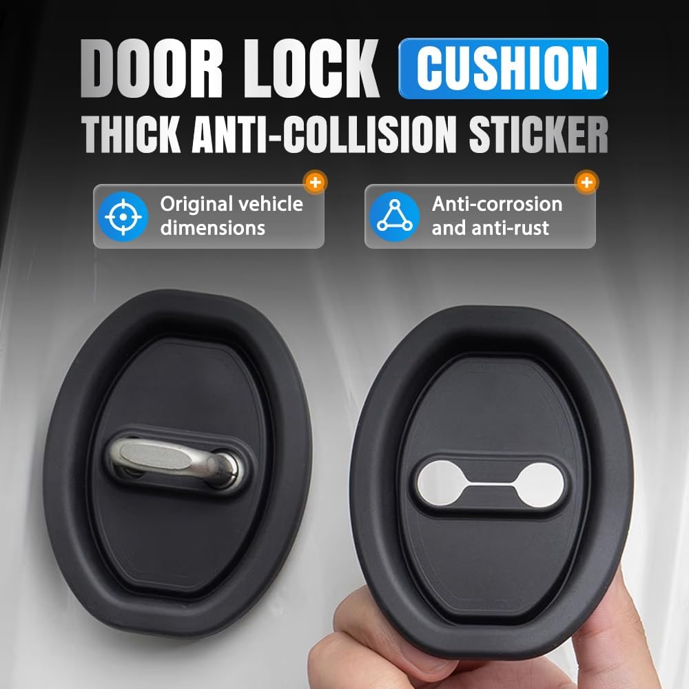 8PCS Upgraded Car Door Latch Guard Cover