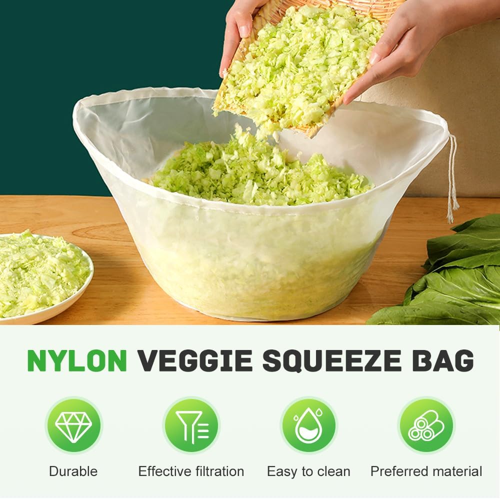 Reusable Cheesecloth Filter Bags 3 Sizes Set