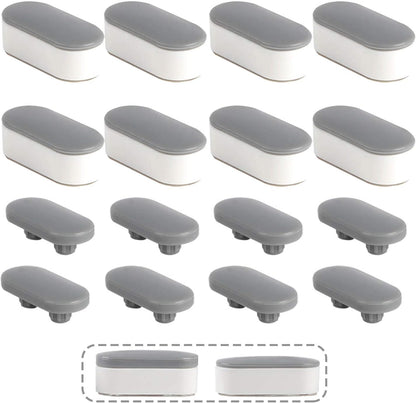 8 Pcs Universal Toilet Seat Bumpers for Bidet